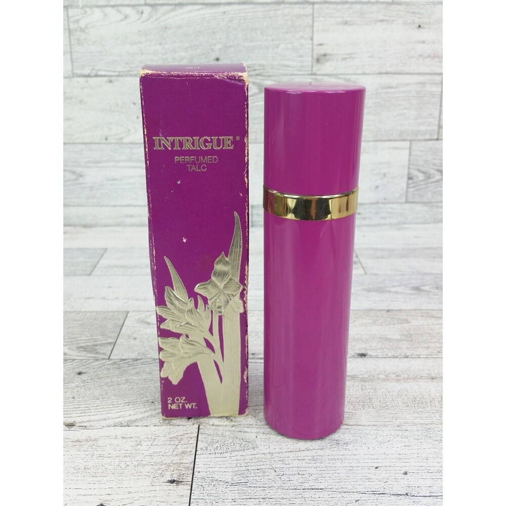 Mary Kay Intrigue Perfumed Talc - Fuchsia with Gold Accent
